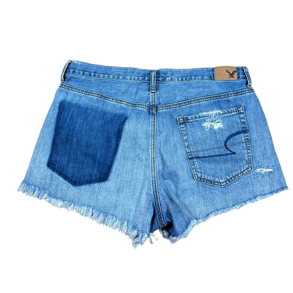 AMERICAN EAGLE OUTFITTERS: Vintage Hi-Rise Festival Denim Shorts- Size 12 - Picture 8 of 14